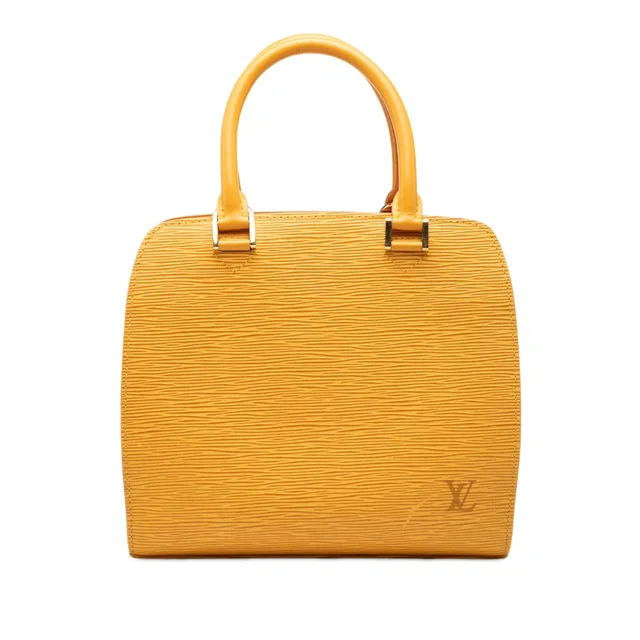 Yellow Louis Vuitton Epi Pont Neuf Handbag in Yellow Leather from Designer Revival