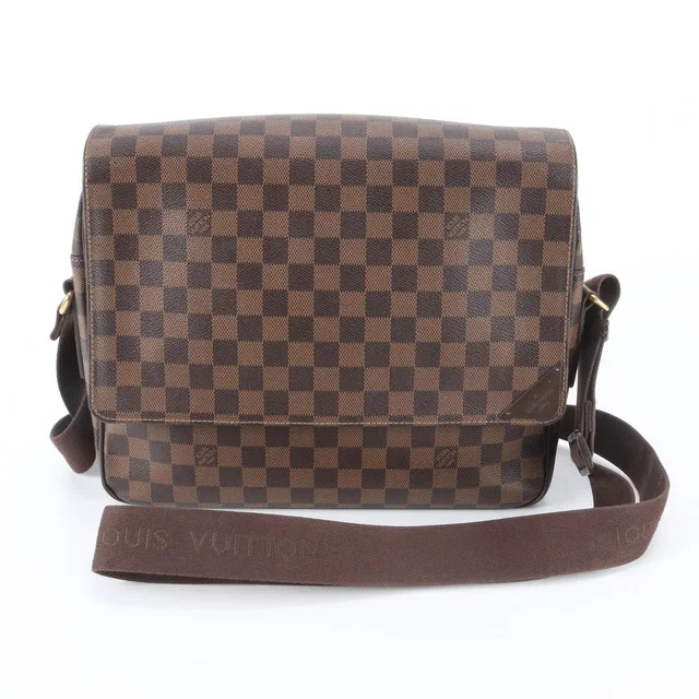 Louis Vuitton Damier Shelton MM Leather Shoulder Bag Crossbody Business in Leather from The Reluxe