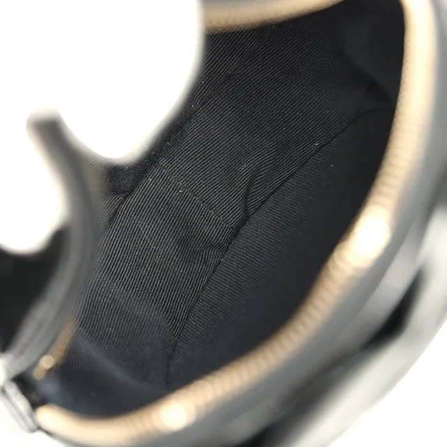 Chanel Camellia Round Clutch in Black Calfskin from Madison Avenue Couture, photo 9 of 10