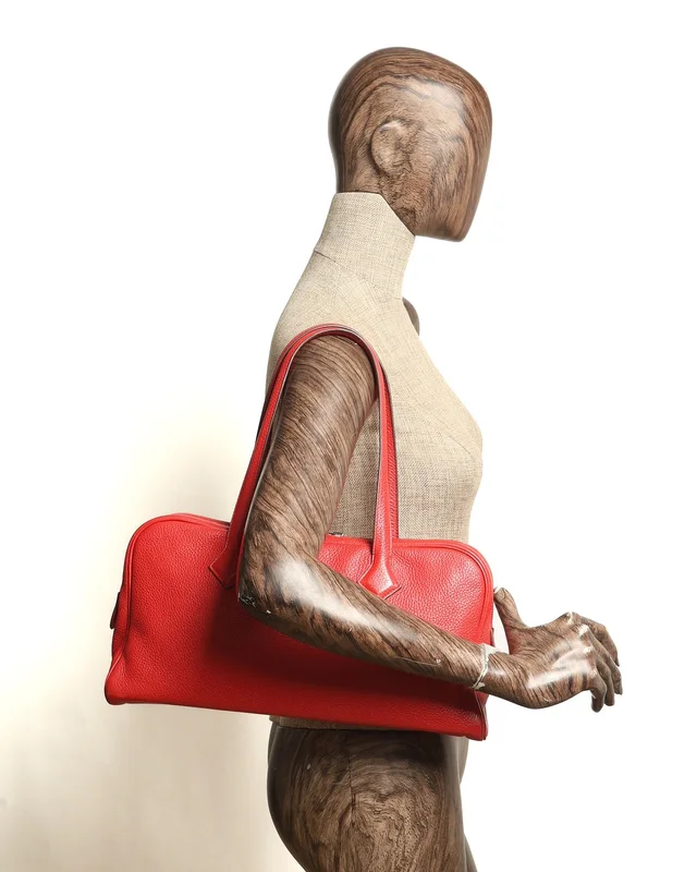 Hermès Taurillon Clemence Victoria II Elan 38 Bag in Clemence leather from A Retro Tale, photo 10 of 10