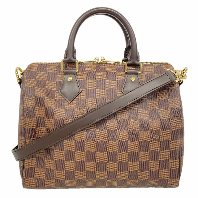 Louis Vuitton Handbag Damier Speedy Bandouliere 25 Ebene 2-Way Bag in Brown from The Reluxe