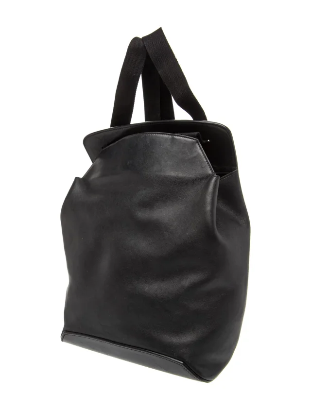 The Row Leather Moulded in black Leather from The RealReal, photo 2 of 5