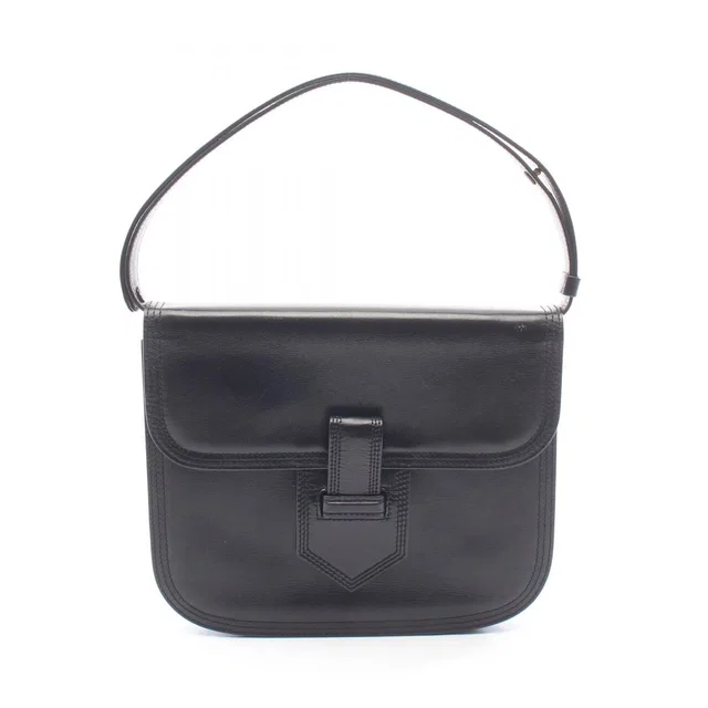 Saint Laurent Handbag Black Leather in Black Leather from The Reluxe