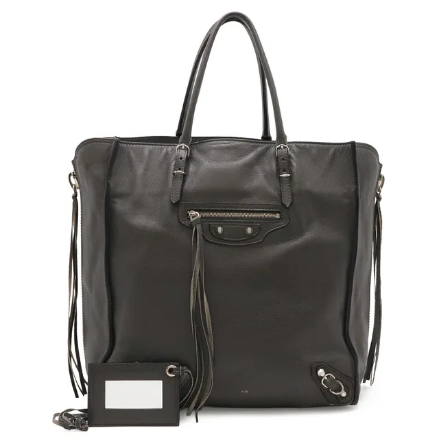 Balenciaga Papier A5 Leather Tote Bag in Leather from LuxUness