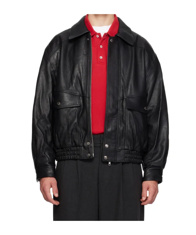 Dunst Long-sleeve leather jacket, photo 4 of 8 from SENSER