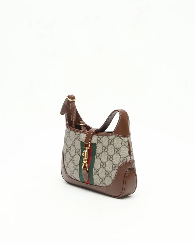 Gucci Jackie Mini 1961 GG Supreme Crossbody Bag in Coated canvas from A Retro Tale, photo 2 of 10