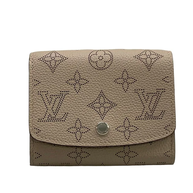 Louis Vuitton Bifold Wallet Mahina Portefeuille Iris Compact Galet Leather in Leather from The Reluxe