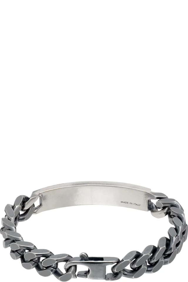 MM6 Maison Margiela Classic Chain Bracelet, photo 2 of 2 from SSENSE