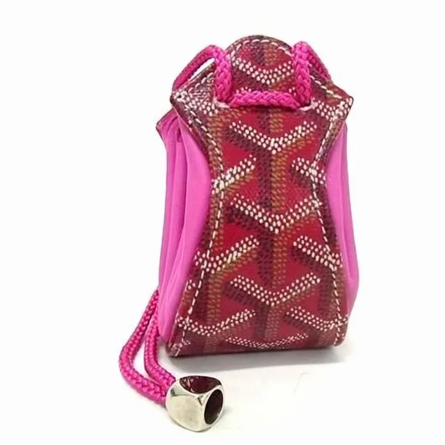 Goyard Goyardine Bulls Drawstring Mini Pouch in pink Coated canvas from Poshmark
