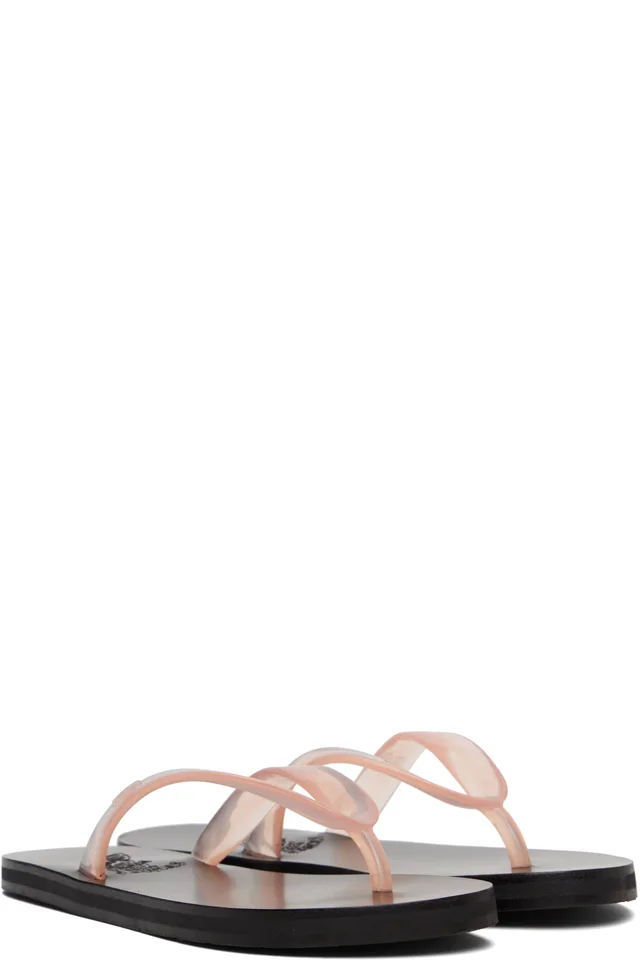 Ancient Greek Sandals Pink Saionara Jelly Flip-Flops, photo 4 of 5 from SSENSE