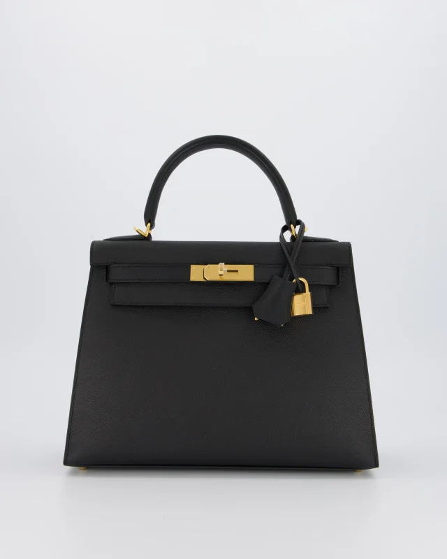 Hermès Kelly 28 Sellier Bag in Black Epsom leather from Sellier, photo 23 of 23