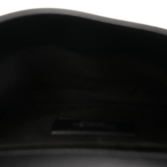 Chanel Quilted CC Uniform Flap Belt Bag Black in Black Calfskin from FASHIONPHILE, photo 5 of 10