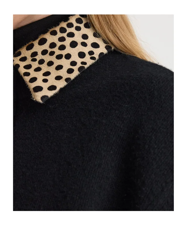 Róhe Cheetah Collar Cardigan, photo 5 of 6 from SENSER