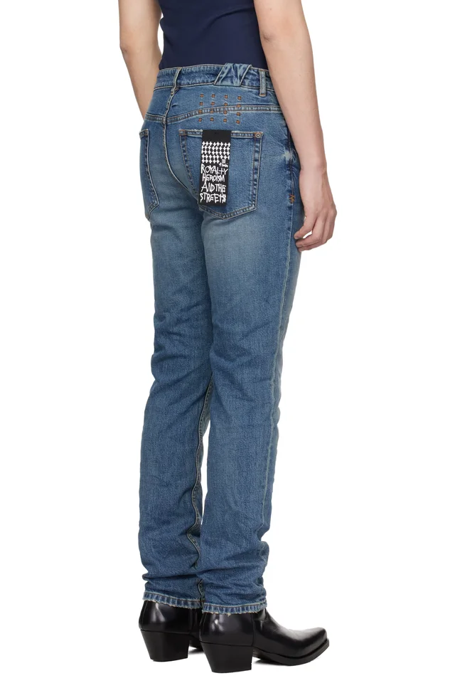 Ksubi Blue Chitch Relik Jeans, photo 3 of 4 from SSENSE