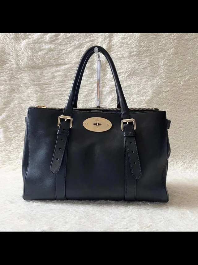 Mulberry Bayswater-Style Top-Handle Satchel in black Leather from Poshmark