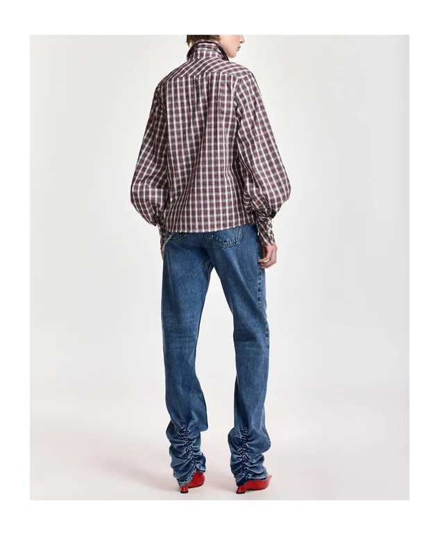 Essentiel Antwerp Kalmia Checked Oversized Shirt, photo 9 of 9 from SENSER
