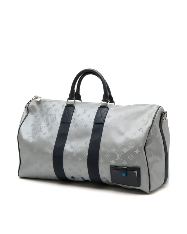 Louis Vuitton Monogram Satellite Keepall Bandoulière 50 Weekend Bag in Canvas from A Retro Tale, photo 2 of 11