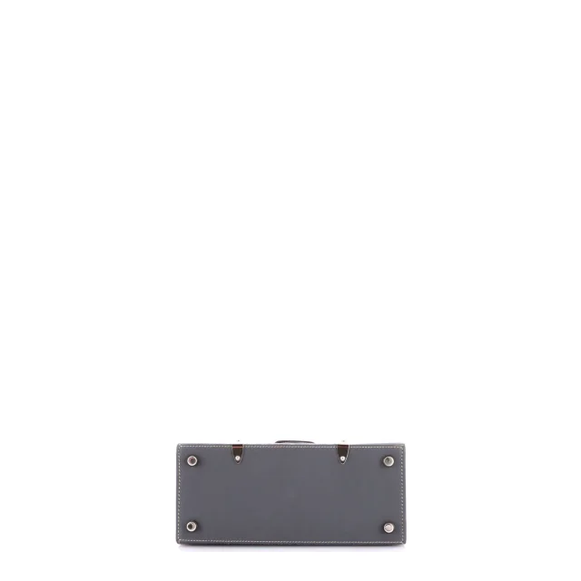 Goyard Structured Saigon Top Handle Bag Coated Canvas with Leather Mini in gray Coated canvas from Rebag, photo 4 of 7