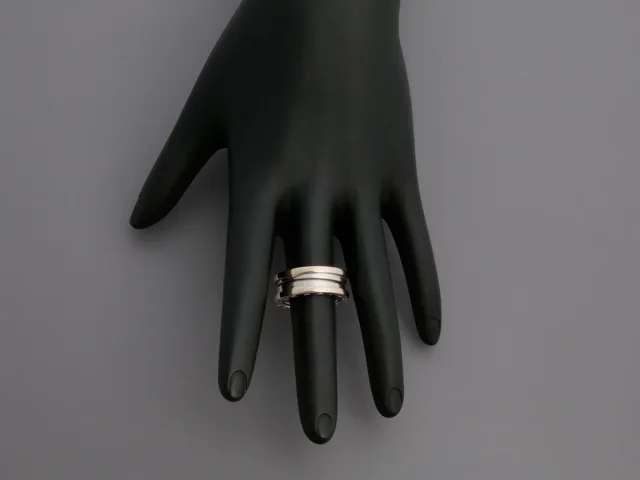 Bvlgari 18K White Gold B.zero1 Ring in White from Ann's Fabulous Finds, photo 2 of 2