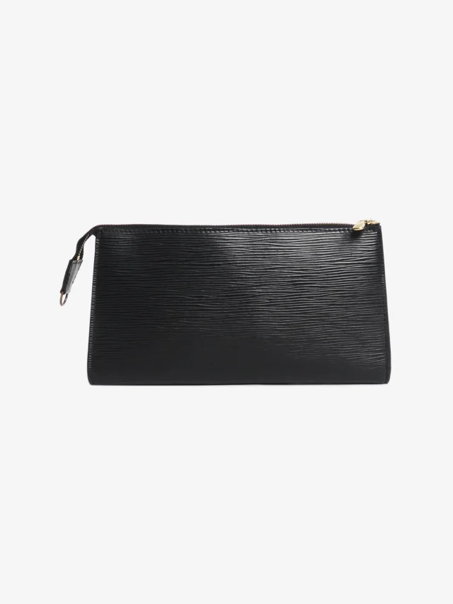 Louis Vuitton Black 1996 EPI leather key pouch in Black Leather from Sign of the Times, photo 2 of 8