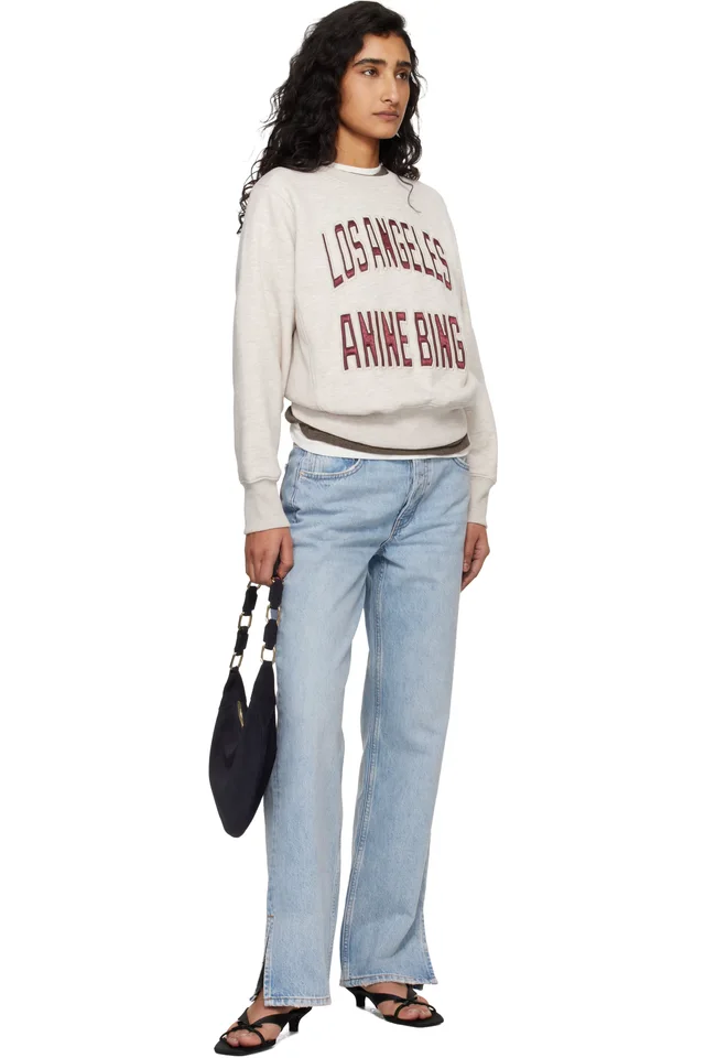 ANINE BING Blue Roy Jeans, photo 4 of 4 from SSENSE