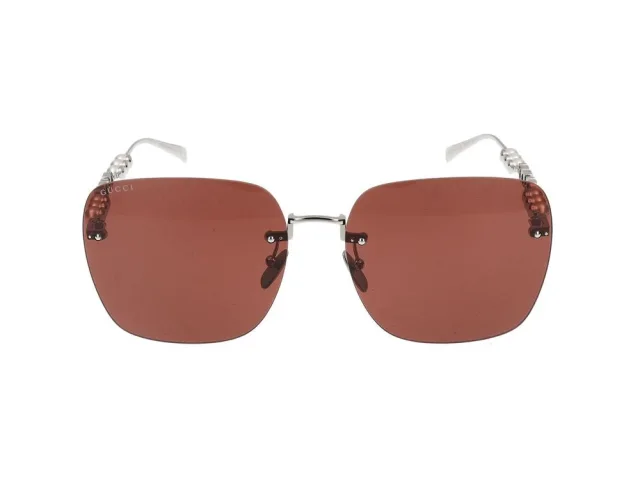 Gucci Gg1923sa Sunglasses — Brown Metal in Brown from HEWI, photo 4 of 4