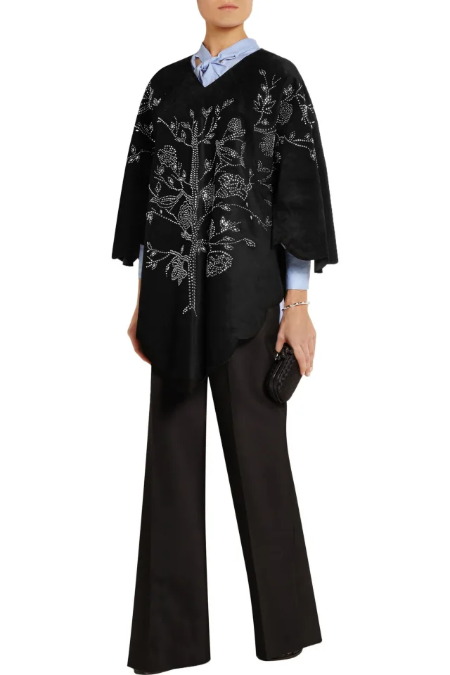 Valentino Garavani Studded Suede Top, photo 2 of 6 from THE OUTNET