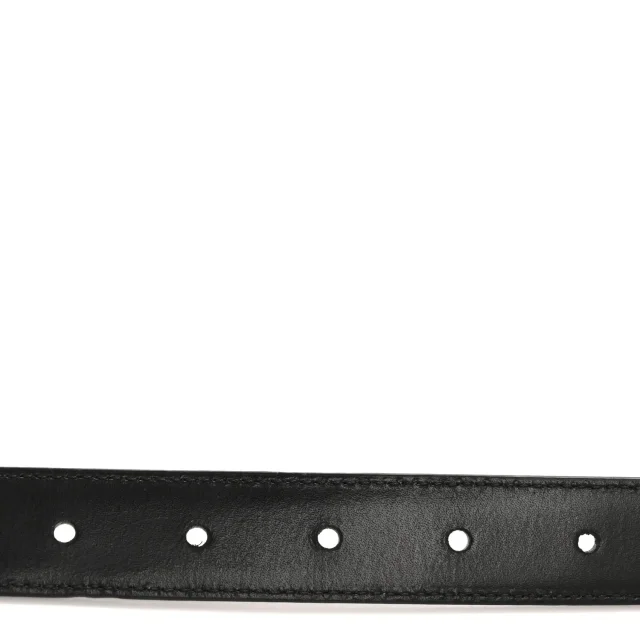 Celine Box Calfskin Medium 25mm Triomphe 75 30 Belt Black in Black Calfskin from FASHIONPHILE, photo 4 of 9