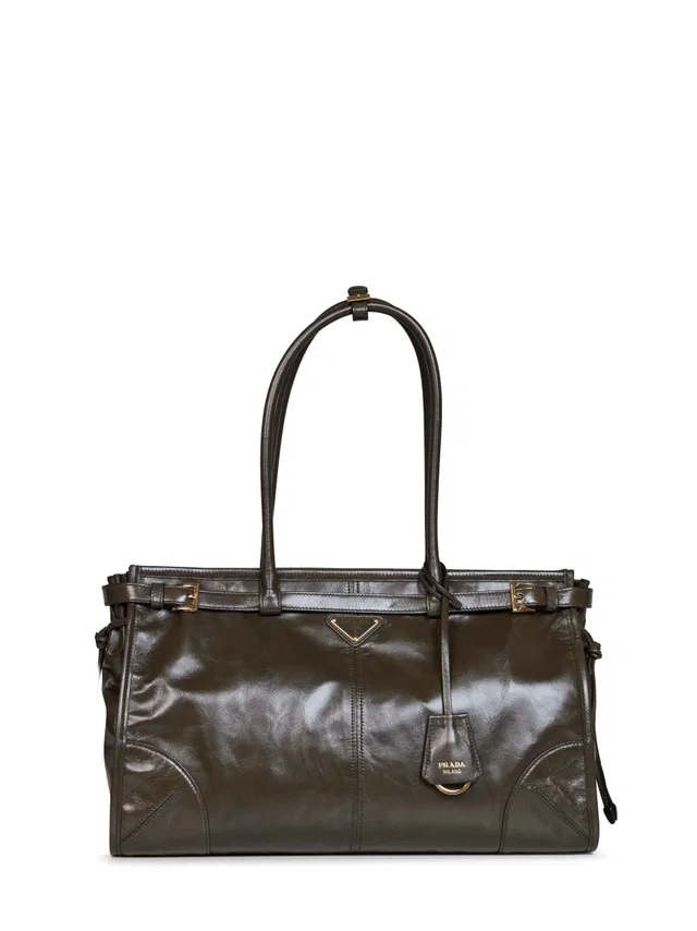 Prada Bonnie Shoulder Bag — Green Calf Leather in Green Calfskin from HEWI