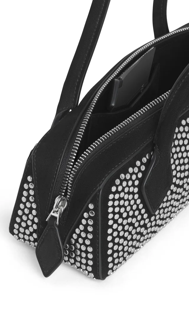 Alaïa Teckel Studded Shoulder Bag, photo 3 of 4 from SENSER