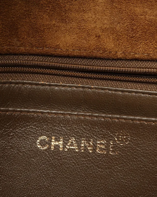 Chanel CC Quilted Suede Shoulder Bag in Suede from A Retro Tale, photo 13 of 15