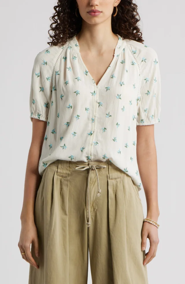 Treasure & Bond Floral Button-Up Top from Nordstrom Rack, photo 1 of 1