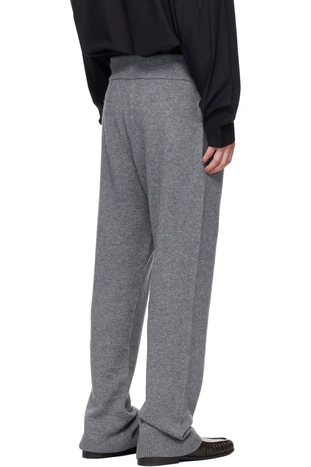 Entire Studios Gray Knit Lounge Pants, photo 3 of 4 from SSENSE