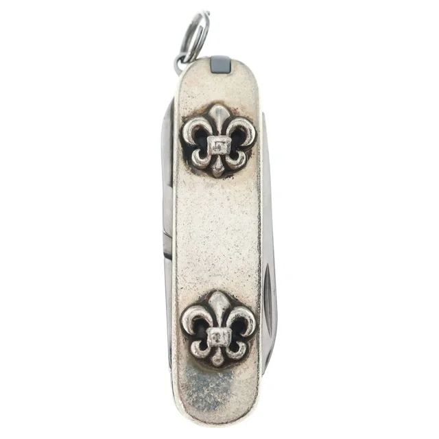 Chrome Hearts Knife Army SM V1 BS Flare Silver Necklace in Silver from The Reluxe