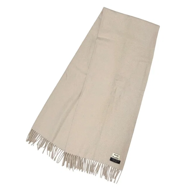 Acne Studios Wool Large Fringe Scarf in Wool from LuxUness