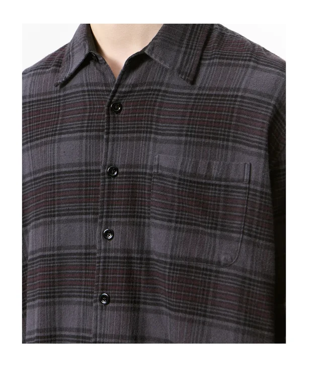 Our Legacy Above check flannel shirt, photo 4 of 6 from SENSER