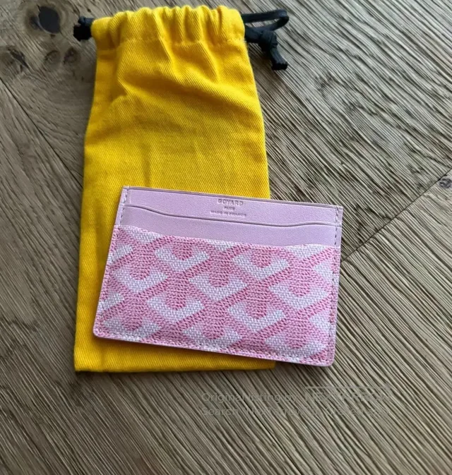 Goyard Sakura Pink Fully Printed Monogram Card Holder in multicolor from Grailed, photo 1 of 1