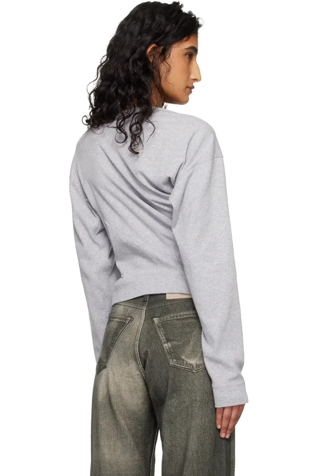 Vivienne Westwood Gray 96 Switch Long Sleeve Hebo T-shirt, photo 3 of 4 from SSENSE