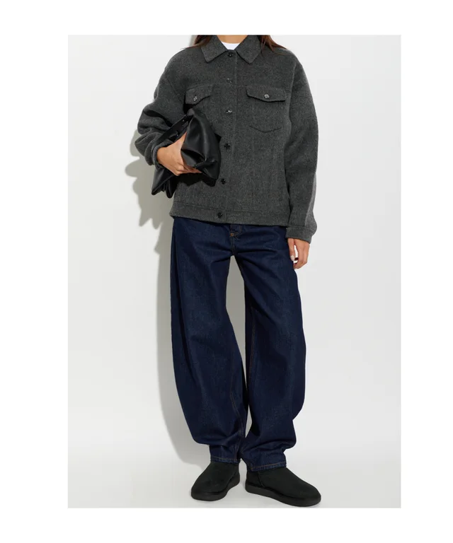Anine Bing Boxy Button-Up Jacket, photo 3 of 4 from SENSER