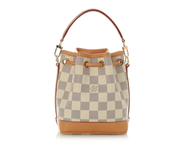 Louis Vuitton Damier Azur Vivienne Sac Nano Noé in Canvas from Ann's Fabulous Finds, photo 4 of 9