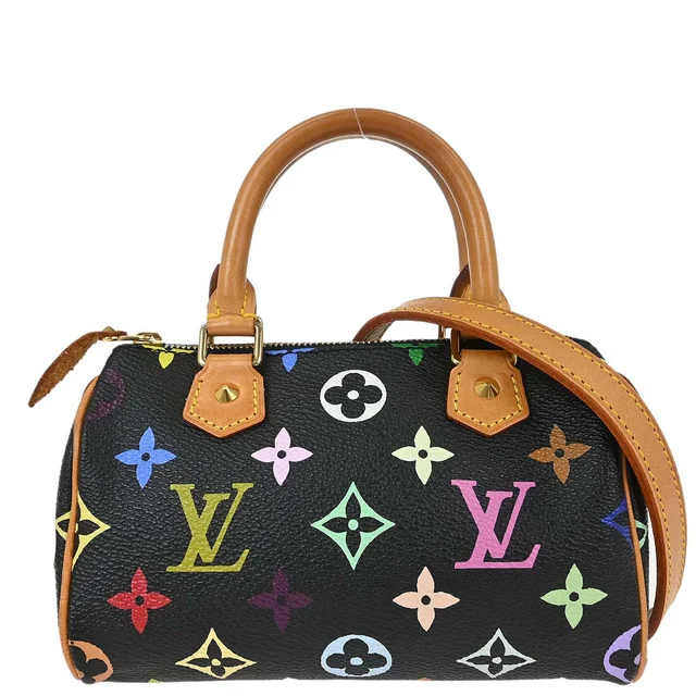 Louis Vuitton Multicolor Mini Speedy 2way Shoulder Handbag M92644 in Multicolor Canvas from AMORE Vintage Tokyo