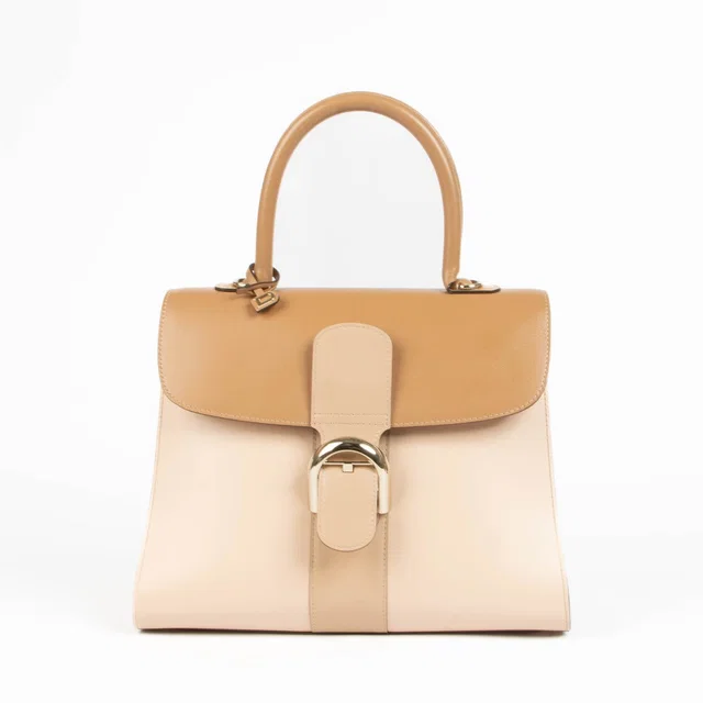 Delvaux Nude Box Calf Camaieux Brillant MM Bag in Box leather from Labellov