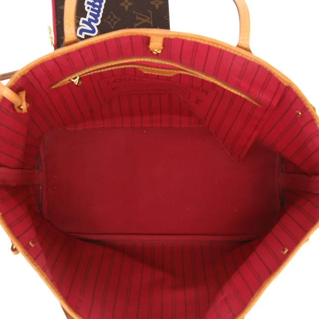 Louis Vuitton Neverfull Limited Edition medium-sized tote bag in Brown Coated canvas from Collector Square, photo 4 of 5