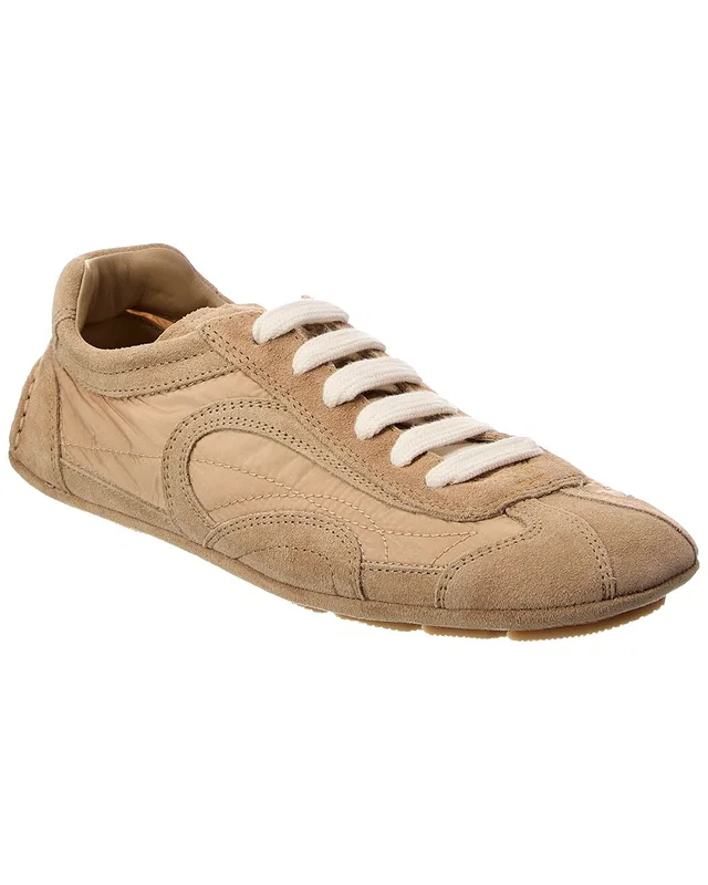 Prada Logo Leather Sneaker, image 1 of 1 from Rue La La
