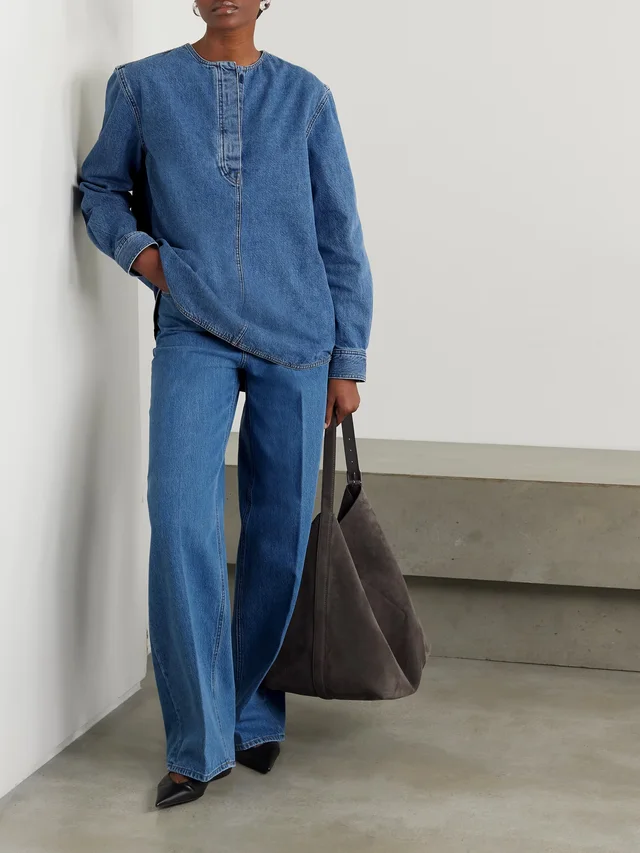 TOTEME Organic denim shirt in Blue, photo 2 of 2 from NET-A-PORTER (Canada)