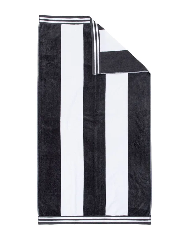 Superior Cabana Stripe Oversized Lightweight Beach Cotton Towel, image 1 of 1 from Rue La La