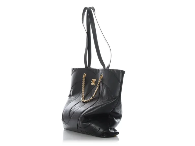 Chanel extra large black Club Monaco tote in Black Calfskin from Ann's Fabulous Finds, photo 4 of 10
