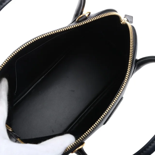 Hermès 2018 Bolide 27 Black in Black Epsom leather from VINTAGE QOO TOKYO, photo 8 of 17