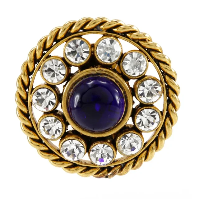 Chanel Other jewelry in Blue Gold-plated metal from LuxUness, photo 4 of 8