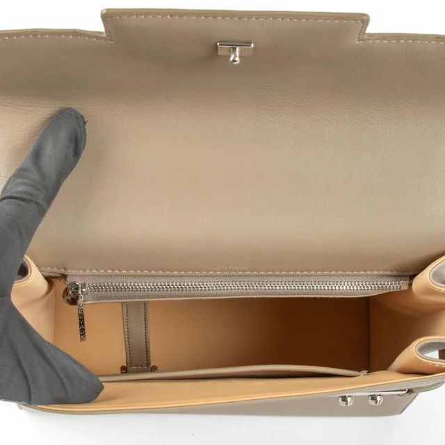 Delvaux Gris Tourterelle Calf Souple Tempête MM in Grey Calfskin from Labellov, photo 6 of 6